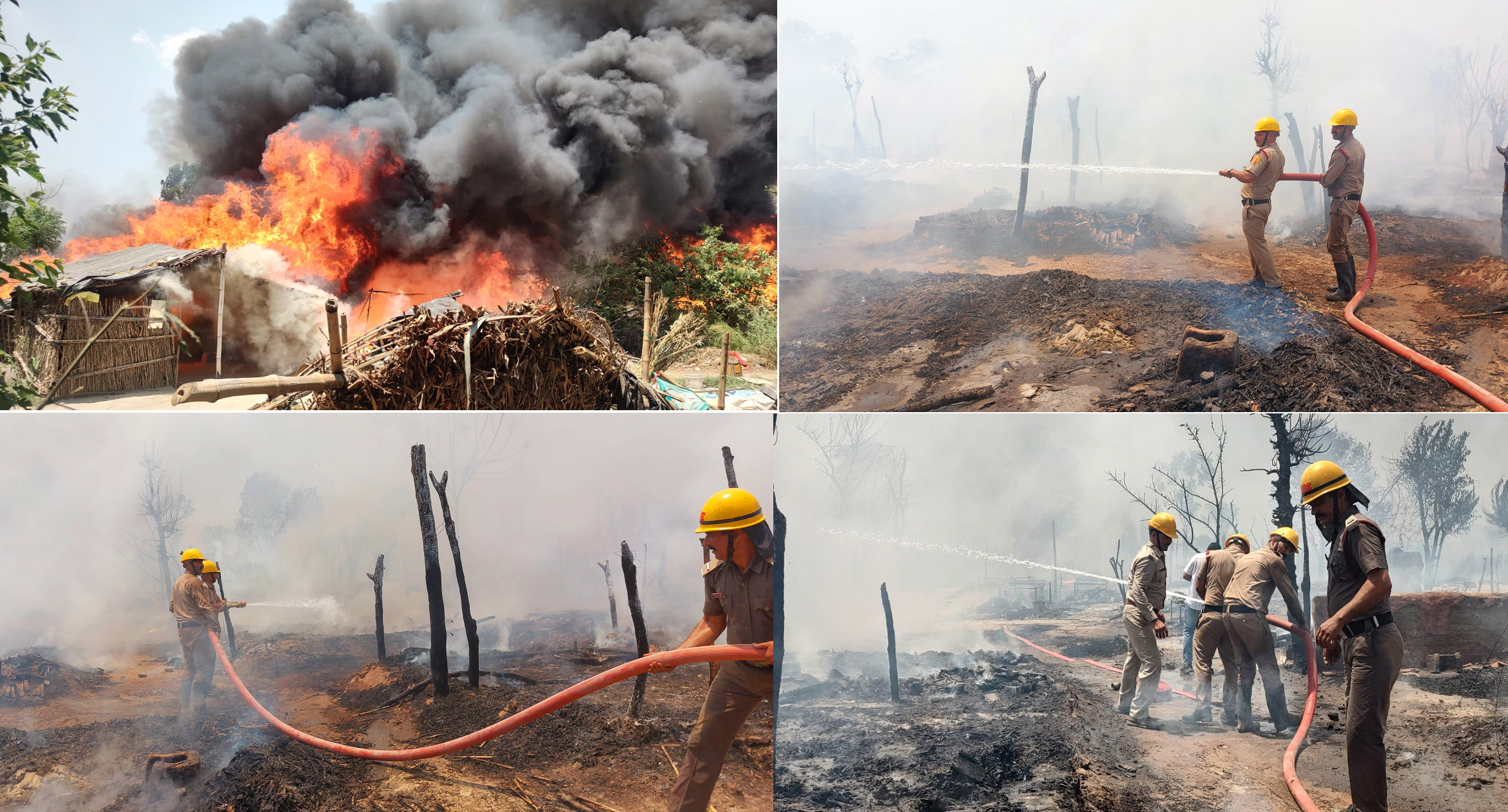 The administration is working diligently to help the affected people of Lal Singhi fire incident.